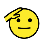 Selamlayan yüz - OpenMoji