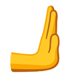Sağa iten el - Noto Color Emoji