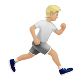 koşan kişi: orta açık cilt tonu sağa dönük