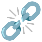 Zincirleri kırmak - Noto Color Emoji