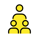 Aile: yetişkin, çocuk, çocuk - OpenMoji