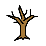 Yapraksız ağaç - OpenMoji