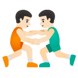 güreş yapan erkek: açık cilt tonu