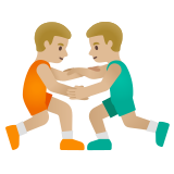 güreş yapan erkek: orta açık cilt tonu