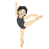 bale dansçısı: açık cilt tonu