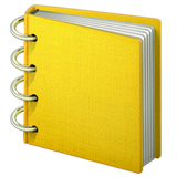 Spirallı defter emoji