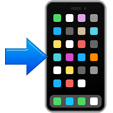 İşaret ile cep telefon emoji