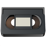 Videokaset emoji