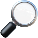 Büyüteç sağa bakacak şekilde