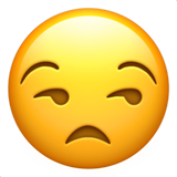 Hoşnutsuz emoji