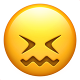 Telaşlı şaşkın emoji