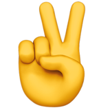 V parmaklar emoji