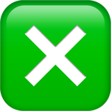 çarpı işareti düğmesi