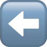 Sola işaret Whatsapp