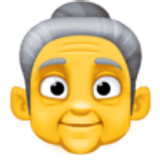 Yaşlı kadın - Facebook