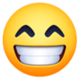 Gülen gözlerle sırıtma - Facebook