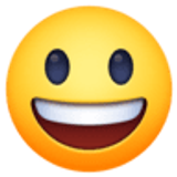 Ağzı açık sırıtma - Facebook