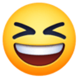 Kapalı gözlerle ağzı açık sırıtma - Facebook