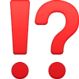 Ünlemli soru işareti - Facebook