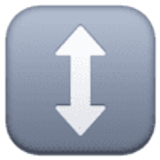 Yukarı ve aşağı ok - Facebook