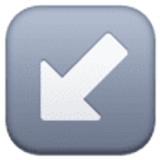 Sol aşağı ok - Facebook