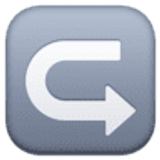 Sağa kıvrımlı sol ok - Facebook