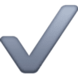 Onay işareti - Facebook