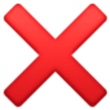 Çarpı işareti - Facebook