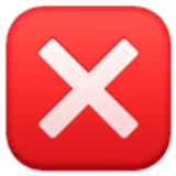 Çarpı işareti düğmesi - Facebook