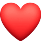 Kırmızı kalp - Facebook
