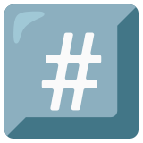 Tuş: # - Noto Color Emoji