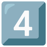 Tuş: 4 - Noto Color Emoji