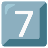 Tuş: 7 - Noto Color Emoji