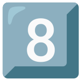 Tuş: 8 - Noto Color Emoji