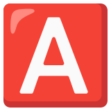 A düğmesi (kan grubu) - Noto Color Emoji