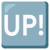 UP! düğmesi - Noto Color Emoji