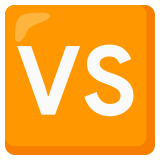VS düğmesi - Noto Color Emoji