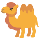Iki hörgüçlü deve - Noto Color Emoji