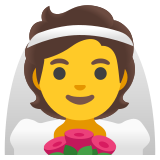 Duvaklı gelin - Noto Color Emoji