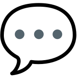 Konuşma balonu - Noto Color Emoji