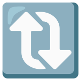 Saat yönünde dönen oklar - Noto Color Emoji