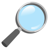 Sağa dönük büyüteç - Noto Color Emoji