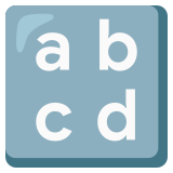 Küçük harfler - Noto Color Emoji