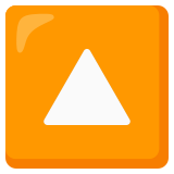 Yukarı düğmesi - Noto Color Emoji