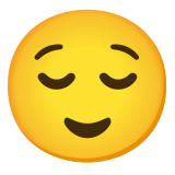 Rahatlamış yüz - Noto Color Emoji