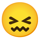 Kafası çok karışık yüz - Noto Color Emoji