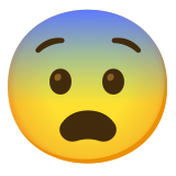 Korkulu yüz - Noto Color Emoji