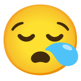 Uykulu yüz - Noto Color Emoji