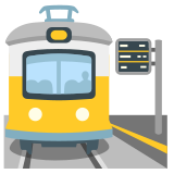 Tren istasyonu - Noto Color Emoji