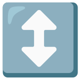 Yukarı ve aşağı ok - Noto Color Emoji